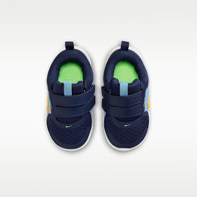 Shop (TD) Nike Star Runner 5 Midnight Navy/Biru Muda/Lime Blast/Oranye Laser HF7006-403