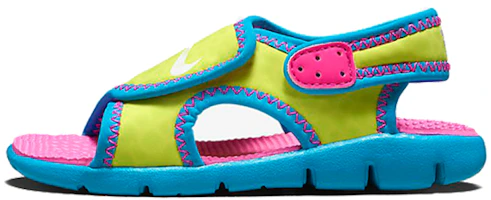 (Toddler) Nike Sunray Adjust 4 Yellow/Pink 386521-700 (Toddler) Nike Sunray Adjust 4 Yellow/Pink 386521-700