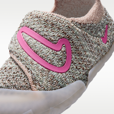 Sizing (TD) 耐克 Swoosh 1 米白/浅巧克力/雾灰/粉色荧光 FB3244-104
