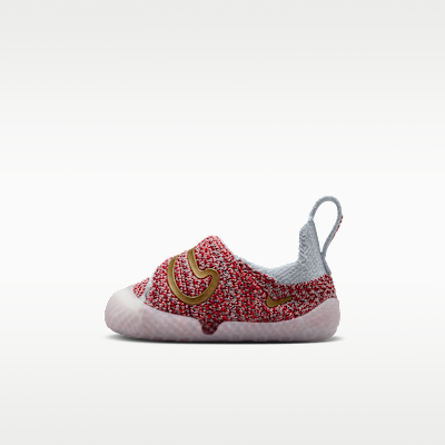 (Toddler) Nike Swoosh 1 Sail/Team Crimson/Light Crimson/Metallic Gold FB3244-102
