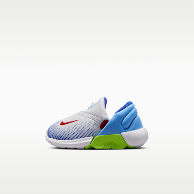 (Toddler) Nike Swoosh Go Sneakers Football Gray/Football Blue/Bolt/University Red IB3362-002