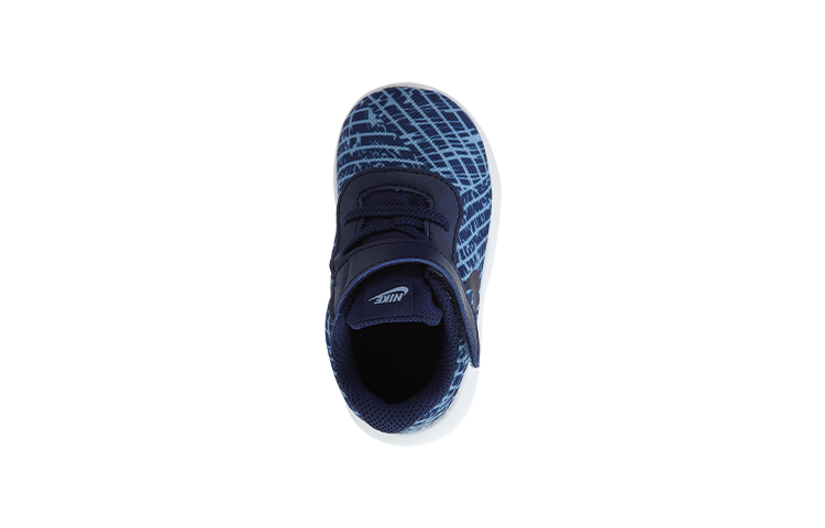 Shop TD嬰童 Nike Tanjun Print 低幫跑步鞋 藍色
