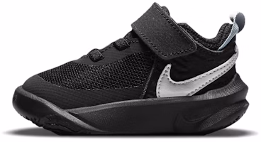 (Toddler) Nike Team Hustle D10 'Black Metallic Silver' CW6737-004 (Toddler) Nike Team Hustle D10 'Black Metallic Silver' CW6737-004