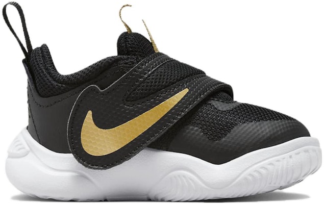 (Toddler) Nike Team Hustle D11 'Black Metallic Gold' DV8995-004 Order (Toddler) Nike Team Hustle D11 'Black Metallic Gold' DV8995-004