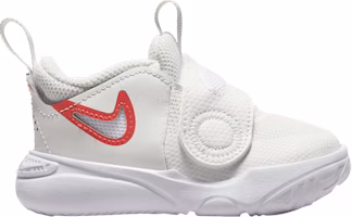 (Toddler) Nike Team Hustle D11 'Summit White Track Red' DV8995-102 (Toddler) Nike Team Hustle D11 'Summit White Track Red' DV8995-102