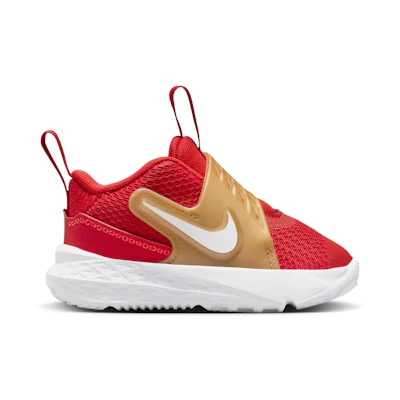 (TD) Nike Team Hustle D 12 University Red Metallic Gold