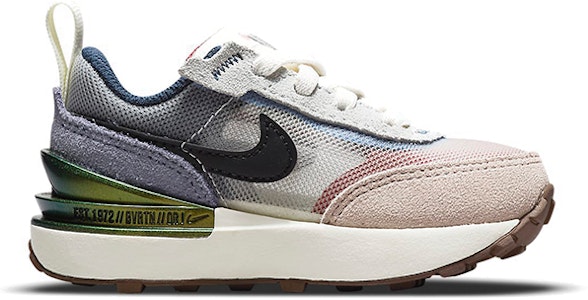 【TD嬰幼兒】Nike Waffle One 舒適透氣 復古低筒運動休閒鞋 黑粉紫拼色 Order 【TD嬰幼兒】Nike Waffle One 舒適透氣 復古低筒運動休閒鞋 黑粉紫拼色