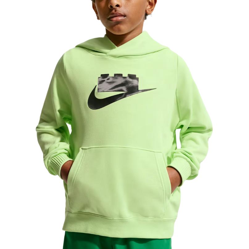 (Toddler) Nike x LEGO® Kids Hoodie Logo Long-Sleeve Oversize Sweater IO3116-360