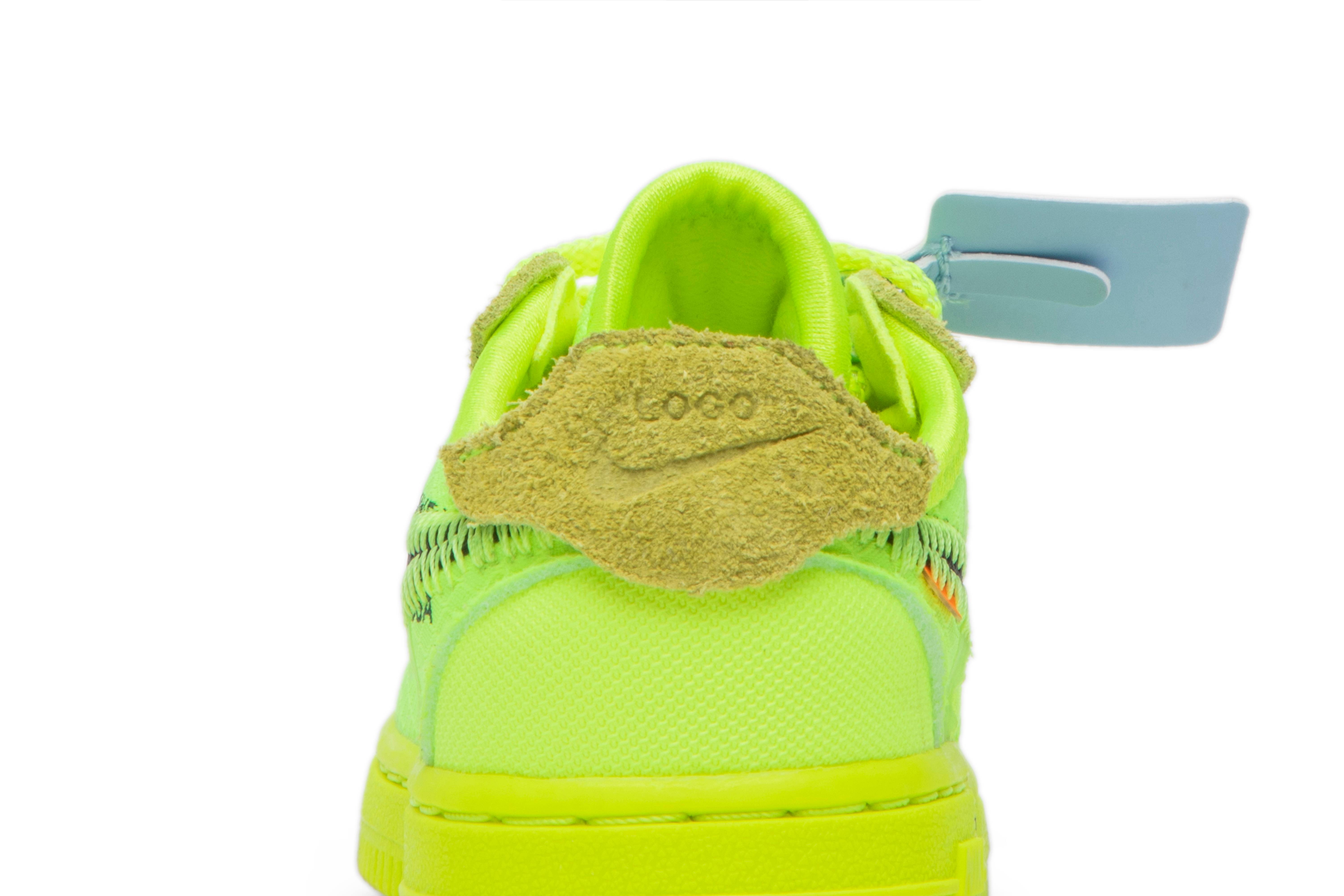 Sizing (TD) 오프화이트 x 나이키 에어 포스 1 로우 '볼트' BV0853-700