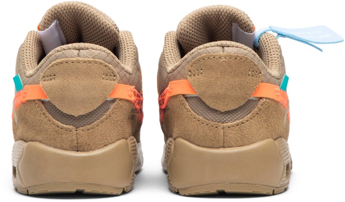 (Toddler) Off-White x Nike Air Max 90 'Desert Ore' BV0852-200 Details for (Toddler) Off-White x Nike Air Max 90 'Desert Ore' BV0852-200