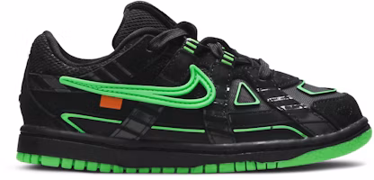 (Toddler) Off-White x Nike Air Rubber Dunk 'Green Strike' CW7444-001 (Toddler) Off-White x Nike Air Rubber Dunk 'Green Strike' CW7444-001