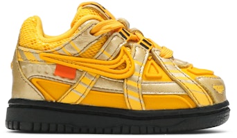 (Toddler) Off-White x Nike Air Rubber Dunk 'University Gold' CW7444-700 (Toddler) Off-White x Nike Air Rubber Dunk 'University Gold' CW7444-700