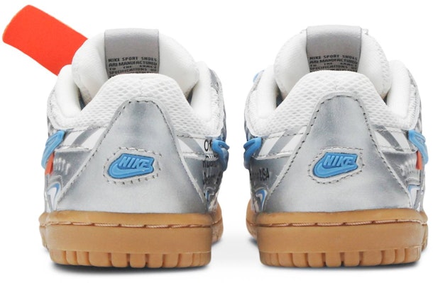 (TD) Off-White x Nike Air Rubber Dunk 'Azul Universitario' CW7444-100 Details for (TD) Off-White x Nike Air Rubber Dunk 'Azul Universitario' CW7444-100