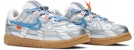 (TD) Off-White x Nike Air Rubber Dunk 'University Blue' Lelaki Biru Universiti CW7444-100