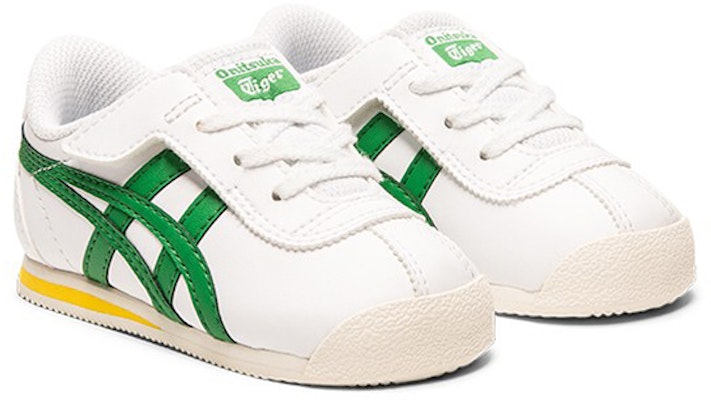 (Toddler) Onitsuka Tiger Corsair 'White Green Yellow' 1184A050-100 Lookbook (Toddler) Onitsuka Tiger Corsair 'White Green Yellow' 1184A050-100