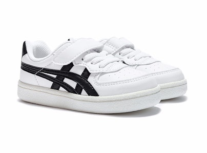GS大童 Onitsuka Tiger GSM 白黑色 嬰童 低筒板鞋 Lookbook GS大童 Onitsuka Tiger GSM 白黑色 嬰童 低筒板鞋