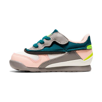 (TD) Onitsuka Tiger Low Top Running Shoes Pink/Blue/Grey