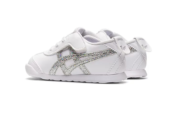 Shop 嬰兒 Onitsuka Tiger鬼塚虎 MEXICO 66 舒適 耐磨 低筒 運動休閒鞋 白銀色