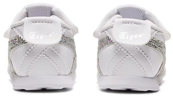 (Toddler) Onitsuka Tiger MEXICO 66 'White Silver Glitter' 1184A173-101 Purchase (Toddler) Onitsuka Tiger MEXICO 66 'White Silver Glitter' 1184A173-101