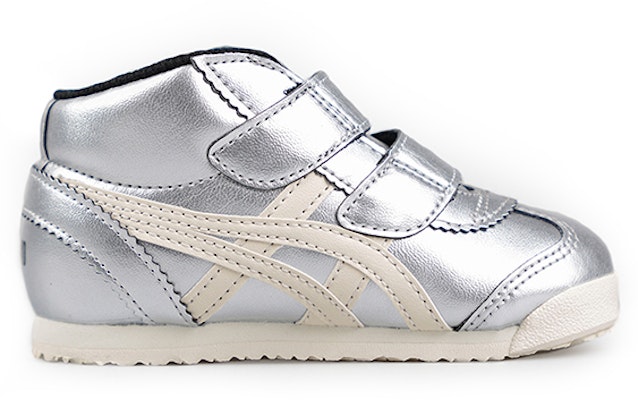 婴童 Onitsuka Tiger鬼塚虎 Mexico Mid Runner 中筒 生活休閒鞋 銀色 Order 婴童 Onitsuka Tiger鬼塚虎 Mexico Mid Runner 中筒 生活休閒鞋 銀色