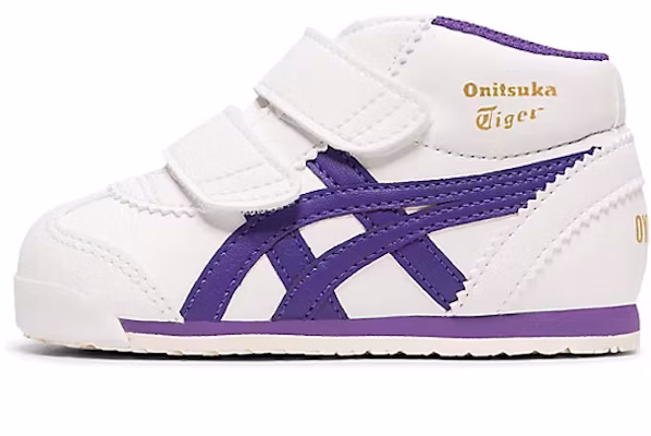 (Toddler) Onitsuka Tiger Mexico Mid Runner 'White Purple' 1184A001-102 Buy (Toddler) Onitsuka Tiger Mexico Mid Runner 'White Purple' 1184A001-102