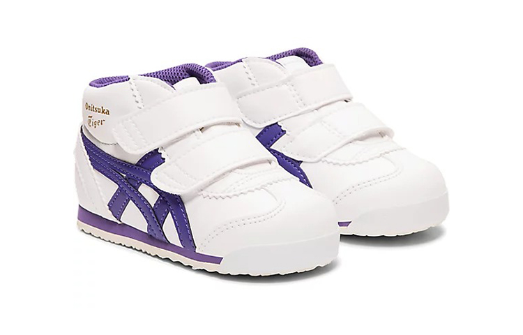 Lookbook (Toddler) Onitsuka Tiger Mexico Mid Runner 'White Purple' 1184A001-102