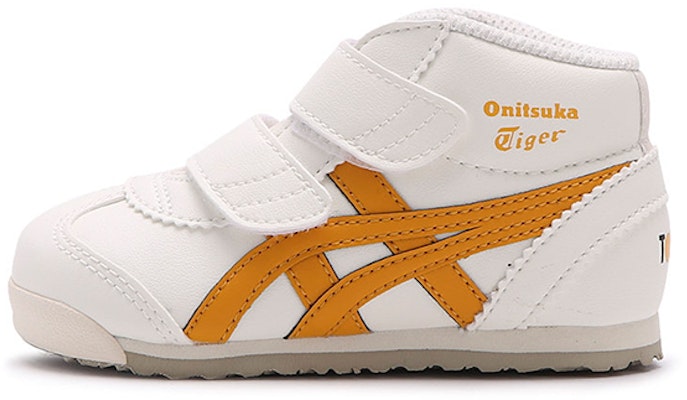 (Toddler) Onitsuka Tiger Mexico Mid Runner TS 'White Yellow' 1184A133-100 Buy (Toddler) Onitsuka Tiger Mexico Mid Runner TS 'White Yellow' 1184A133-100