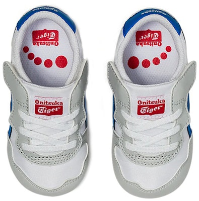 (Toddler) Onitsuka Tiger Serrano 'White Blue Red' 1184A083-100 Lookbook (Toddler) Onitsuka Tiger Serrano 'White Blue Red' 1184A083-100