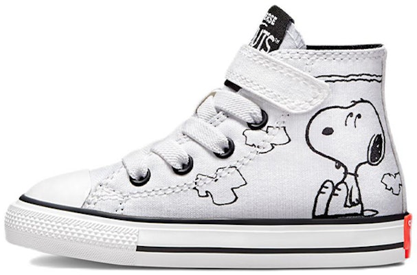 (Toddler) Converse Peanuts x Chuck Taylor All Star 'White Black Red' A01868C Buy (Toddler) Converse Peanuts x Chuck Taylor All Star 'White Black Red' A01868C
