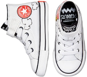 (TD) コンバース ピーナッツ×チャックテイラー 白黒赤 A01868C Shop (TD) コンバース ピーナッツ×チャックテイラー 白黒赤 A01868C