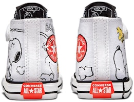 嬰幼兒 Peanuts x Converse Chuck Taylor All Star 高筒休閒帆布鞋 白黑 Purchase 嬰幼兒 Peanuts x Converse Chuck Taylor All Star 高筒休閒帆布鞋 白黑