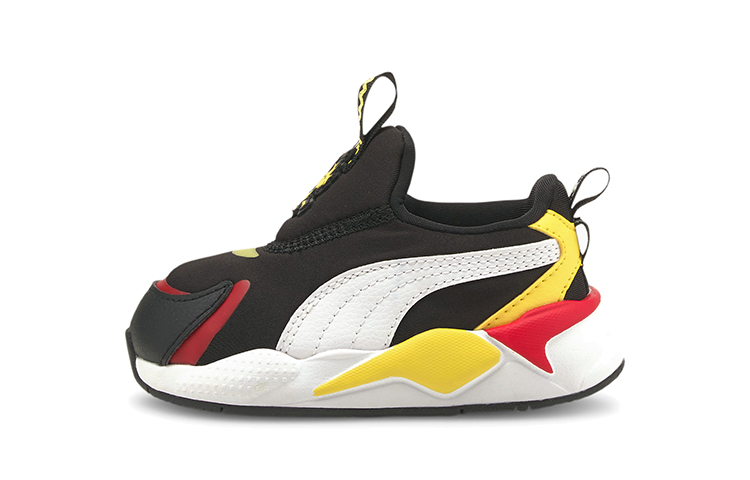 Buy 婴童 Peanuts x Puma RS-X³ 減震防滑耐磨 低筒運動鞋 黑黃紅