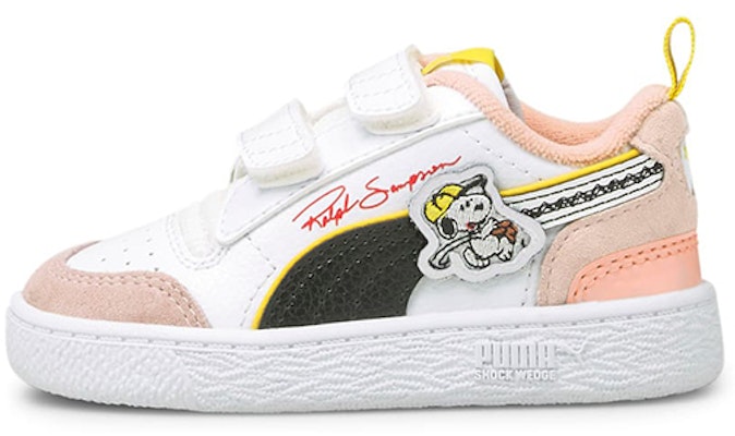 嬰童 Peanuts x Puma Shuffle 史努比 白杏色 休閒板鞋 Buy 嬰童 Peanuts x Puma Shuffle 史努比 白杏色 休閒板鞋