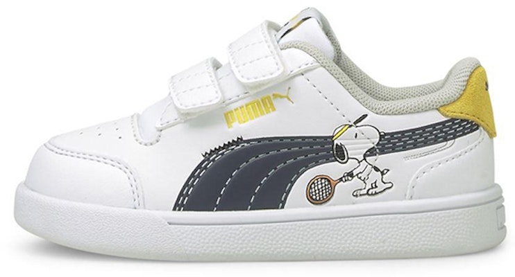 (Toddler) Peanuts x Puma Shuffle 'Woodstock - White Maize' 375741-01 Buy (Toddler) Peanuts x Puma Shuffle 'Woodstock - White Maize' 375741-01