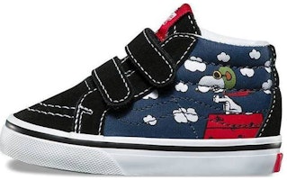 (Toddler) Peanuts x Vans Sk8-Mid Reissue V 'Flying Ace' VN0A348JOHK (Toddler) Peanuts x Vans Sk8-Mid Reissue V 'Flying Ace' VN0A348JOHK