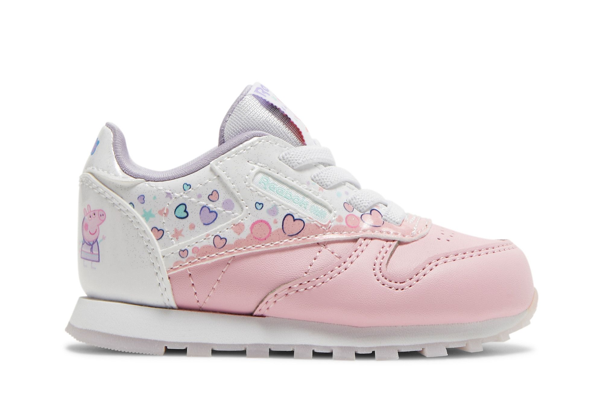 (Toddler) Peppa Pig x Reebok Classic Leather 'Bubbles and Hearts' GZ6485