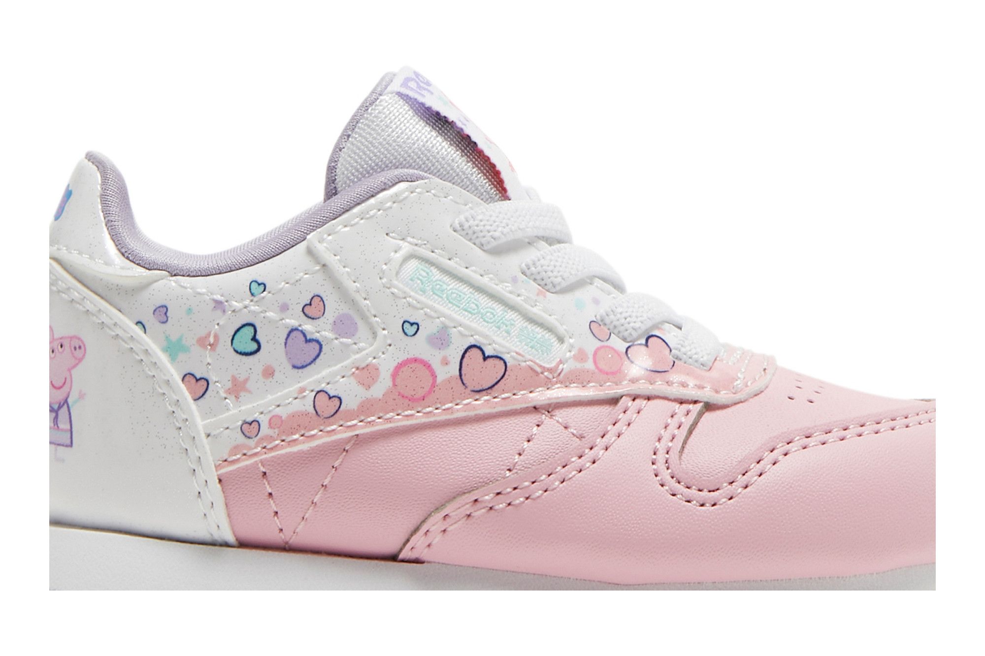 Order (Toddler) Peppa Pig x Reebok Classic Leather 'Bubbles and Hearts' GZ6485