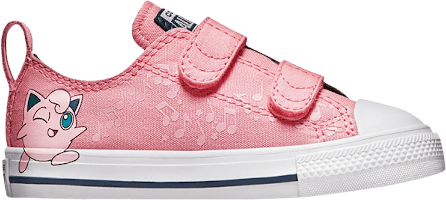(Toddler) Pokemon x Converse Chuck Taylor All Star Easy-On Low 'Jigglypuff' A01232C Buy (Toddler) Pokemon x Converse Chuck Taylor All Star Easy-On Low 'Jigglypuff' A01232C