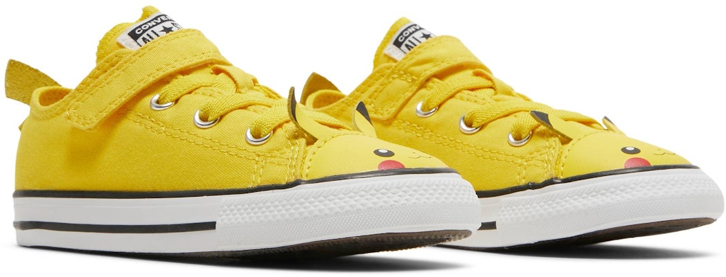 (TD) Pokemon x Converse Chuck Taylor All Star Low Easy-On 'Pikachu' zapatillas niño. A01231F Cheap (TD) Pokemon x Converse Chuck Taylor All Star Low Easy-On 'Pikachu' zapatillas niño. A01231F