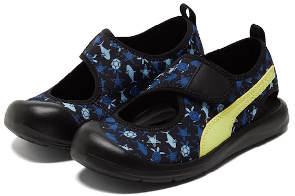 (Preschool) Puma Aquacat Blue//Yellow 'Black' 372157-09 Lookbook (Preschool) Puma Aquacat Blue//Yellow 'Black' 372157-09