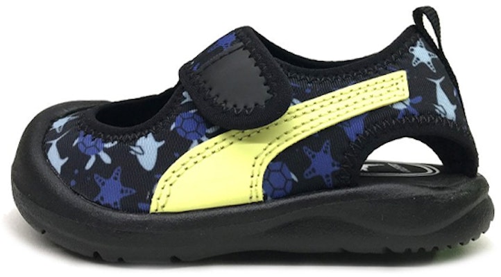 (Toddler) Puma Aquacat Sandals Black/Yellow 372158-09 Buy (Toddler) Puma Aquacat Sandals Black/Yellow 372158-09