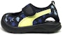 (TD) Sandal Puma Aquacat Hitam/Kuning 372158-09