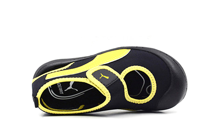 Lookbook 嬰童 Puma Aquacat 涼鞋 黑黃色