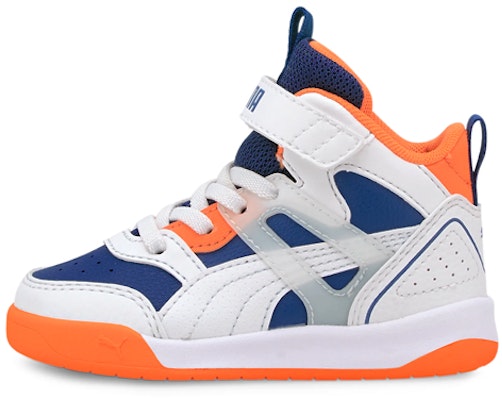(Toddler) Puma Backcourt Mid 'White Blue Orange' 374409-02 Buy (Toddler) Puma Backcourt Mid 'White Blue Orange' 374409-02