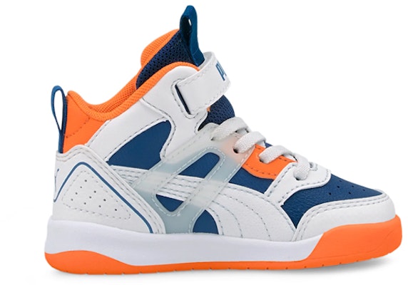 (Toddler) Puma Backcourt Mid 'White Blue Orange' 374409-02 Order (Toddler) Puma Backcourt Mid 'White Blue Orange' 374409-02