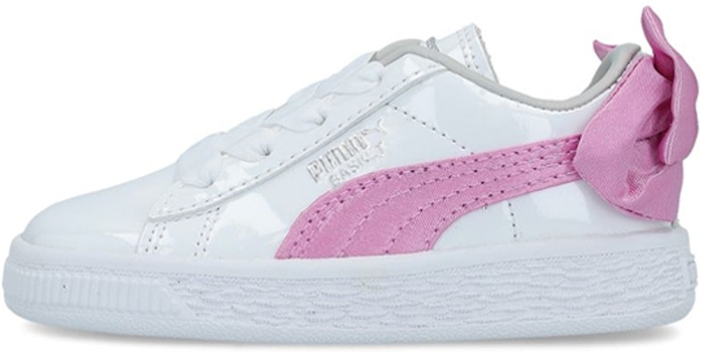 (Toddler) Puma Basket Bow Patent Ac Inf Sneakers Pink 367623-02 Buy (Toddler) Puma Basket Bow Patent Ac Inf Sneakers Pink 367623-02