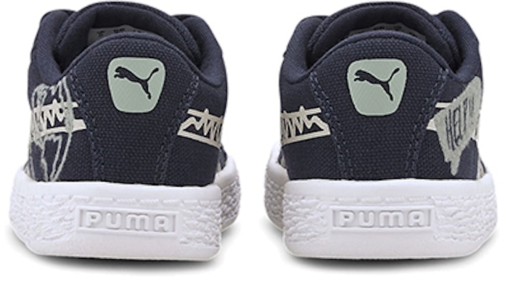 (TD) Puma Basket Kanvas 'Biru Navy' 374302-02 Shop (TD) Puma Basket Kanvas 'Biru Navy' 374302-02