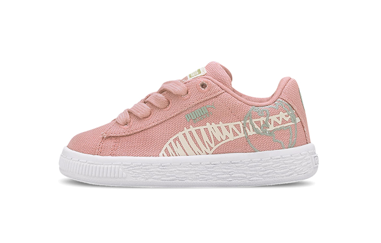 (Toddler) Puma Basket Canvas 'Pink' 374302-01