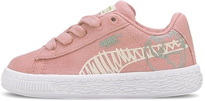 (Toddler) Puma Basket Canvas 'Pink' 374302-01 (Toddler) Puma Basket Canvas 'Pink' 374302-01