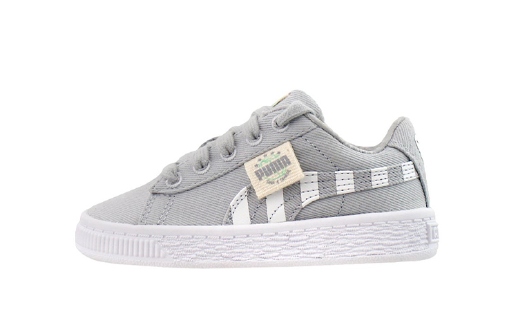(Toddler) Puma Basket Canvas 'T4C Support Anti-Slip' 371757-03